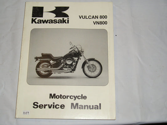 KAWASAKI VN800 A1  Vulcan 800 1995  Service Manual  99924-1183-01  #1359