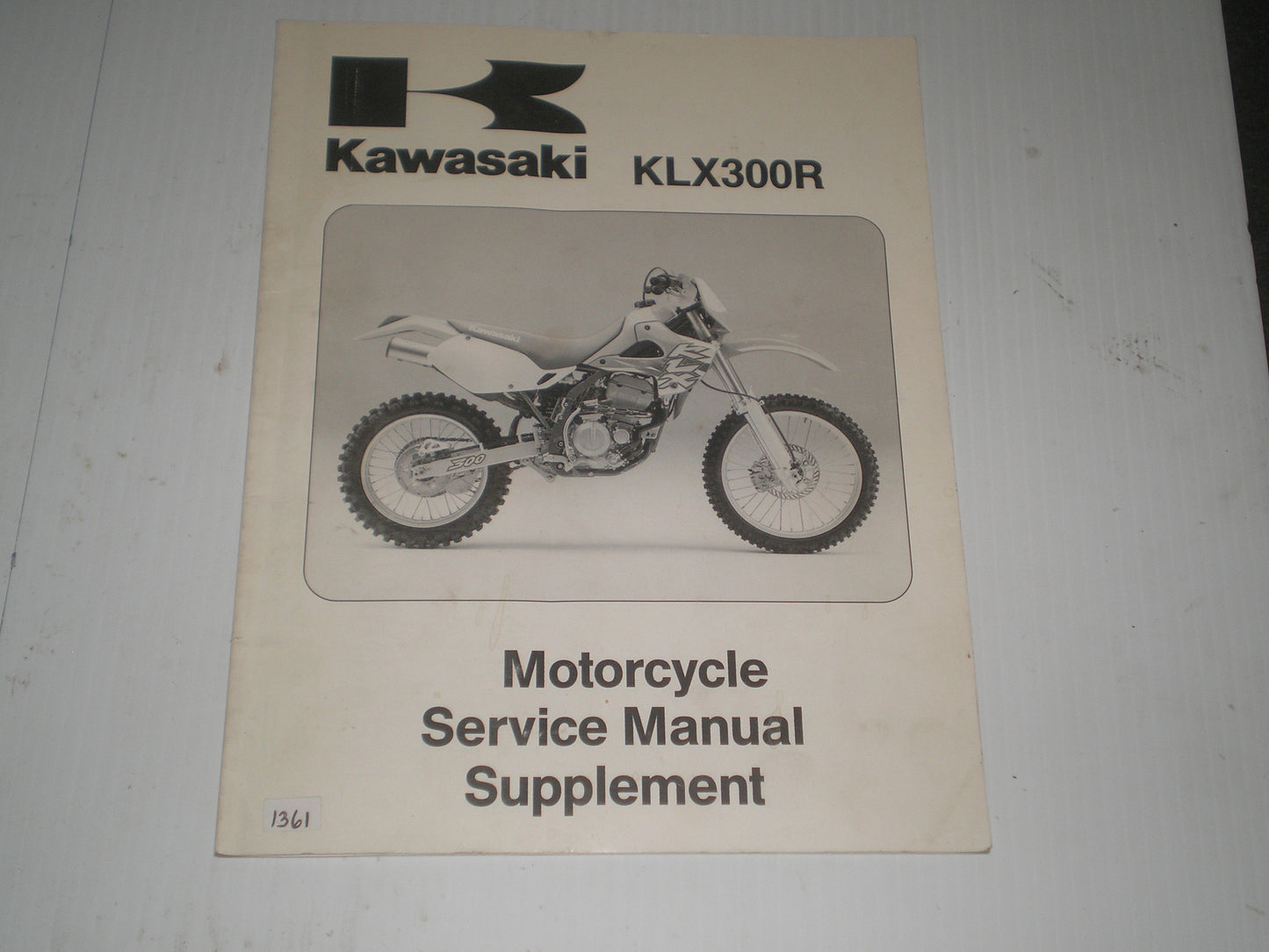 KAWASAKI KLX300 R   KLX300 A2  1997  Service Manual Supplement  99924-1200-51  #1361