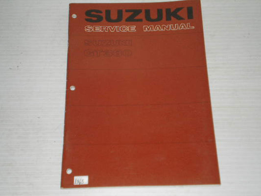 SUZUKI GT380  1974  Factory Service Manual   #1365