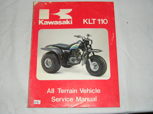 KAWASAKI KLT110 A1 A2 A3  1984 1985 1986  Service Manual  99924-1047-02  #1370
