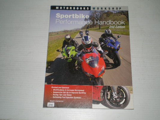 Honda Yamaha Suzuki Kawasaki Sportbike - Performance Handbook #1394