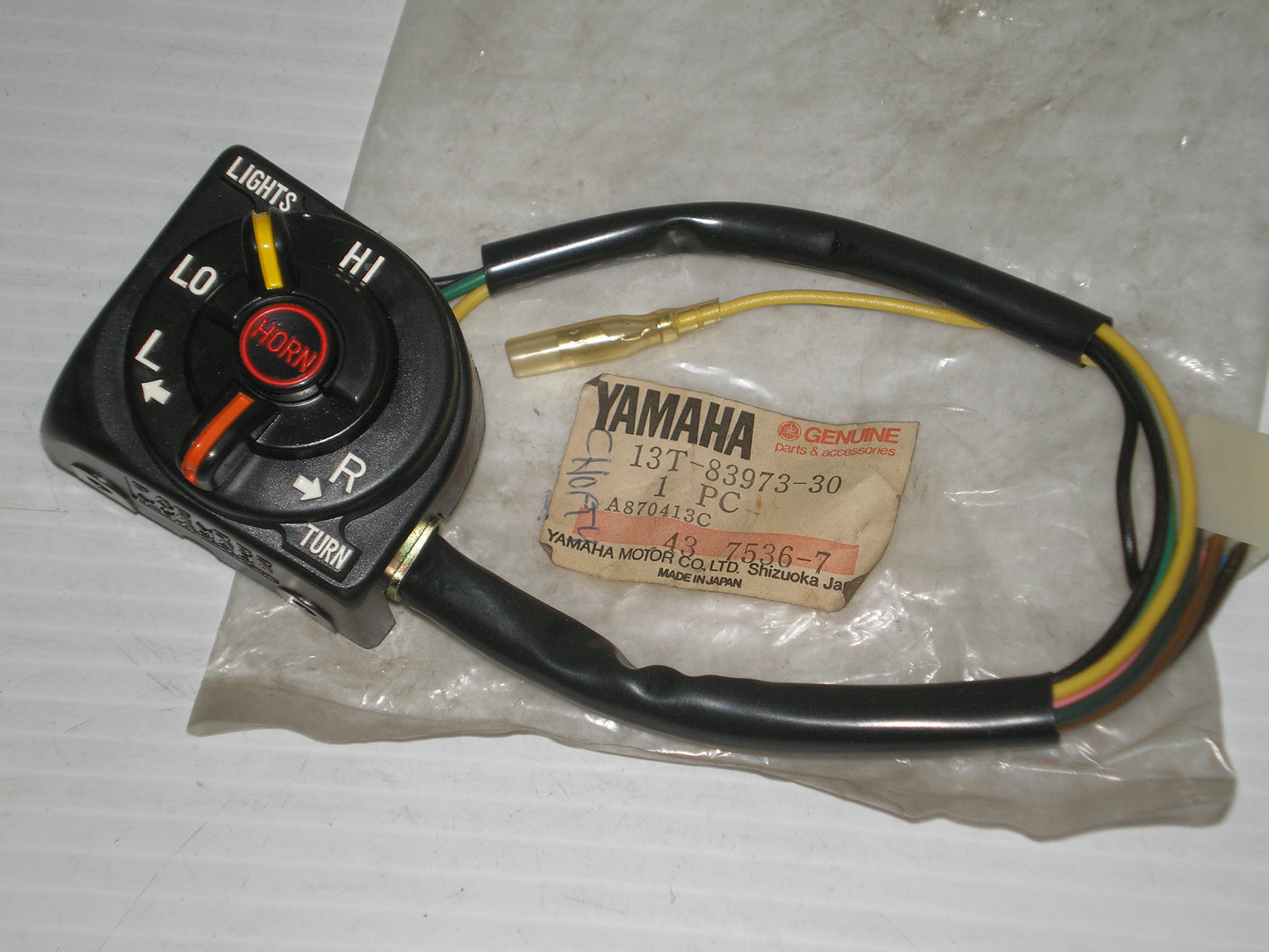 YAMAHA CA50 CE50 CG50 CV50 CV80 CY50 SH50 Handlebar Switch 13T-83973-30