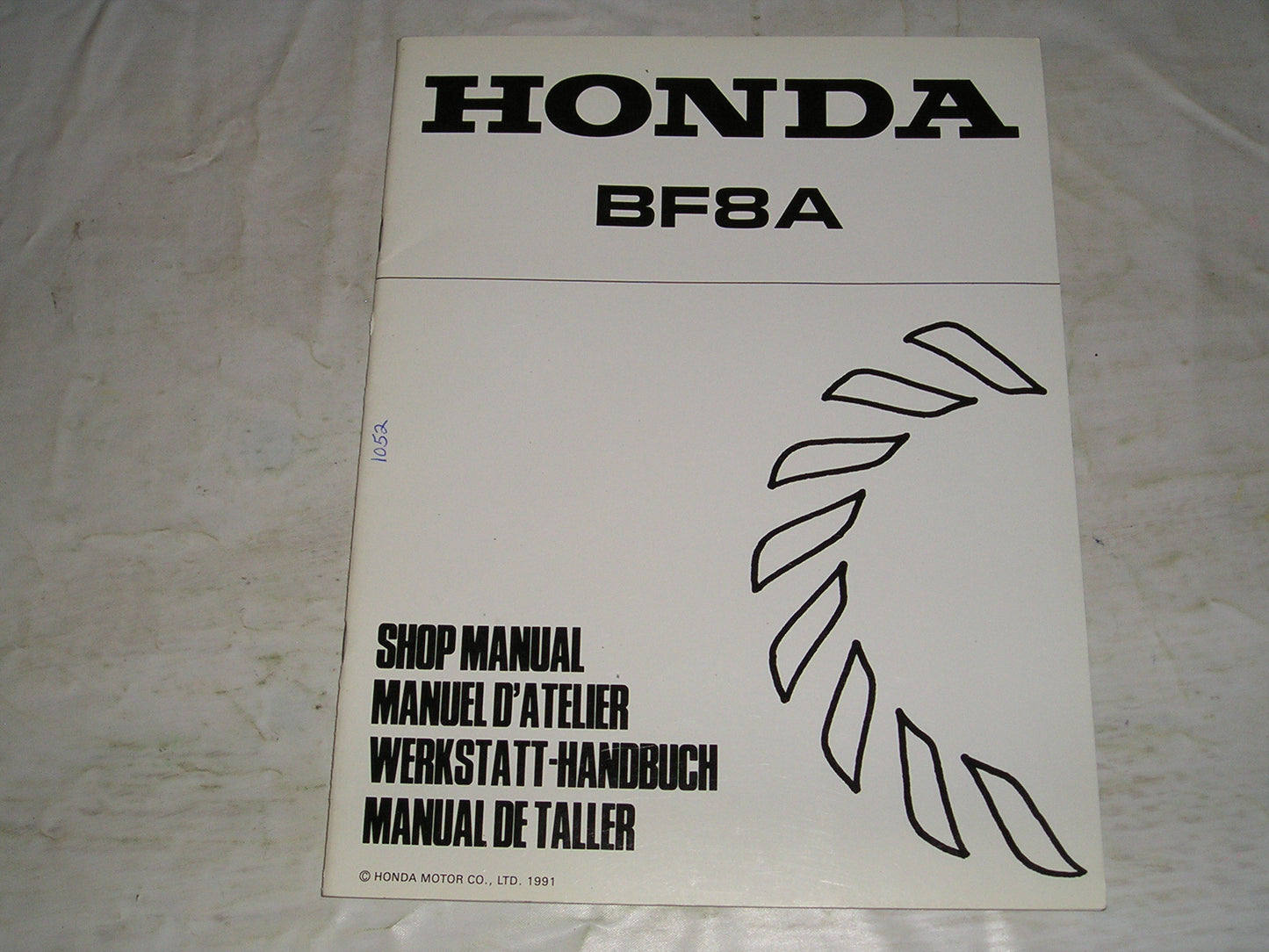HONDA BF3A 1991 Outboard Motor Service Manual Supplement  6688122Z   #1052