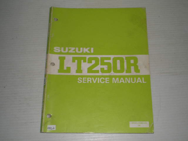 SUZUKI LT250R  Quad Racer 1986  Service Manual  99500-22040-01E  #1402.2