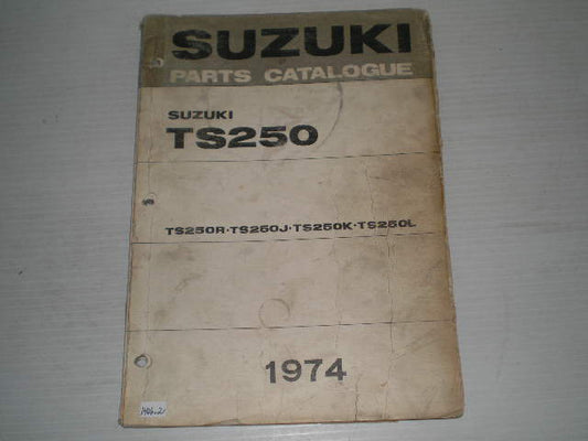 SUZUKI TS250  R/J/K/L  1974  Parts Catalogue  #1406.2