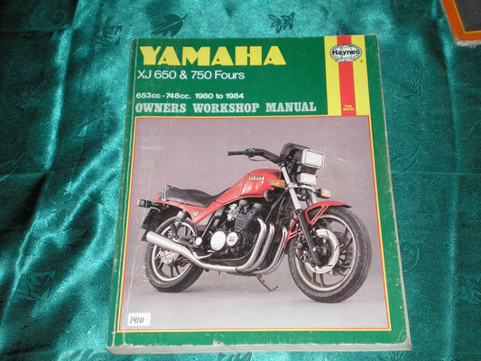 YAMAHA XJ650  XJ750 Fours  1980-1984  Haynes Owners Workshop / Service Manual 353   #1410