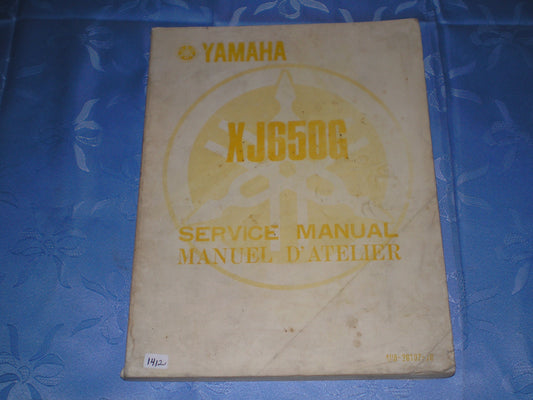 YAMAHA XJ650 G  XJ650G  Maxim  1980  Service Manual   4H8-28197-70  #1412