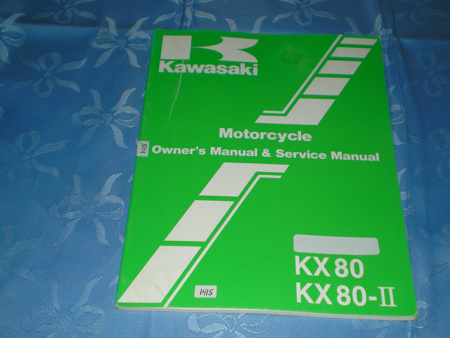 KAWASAKI KX80  KX80-II  1987  Owner's & Service Manual  99920-1368-01  #1415