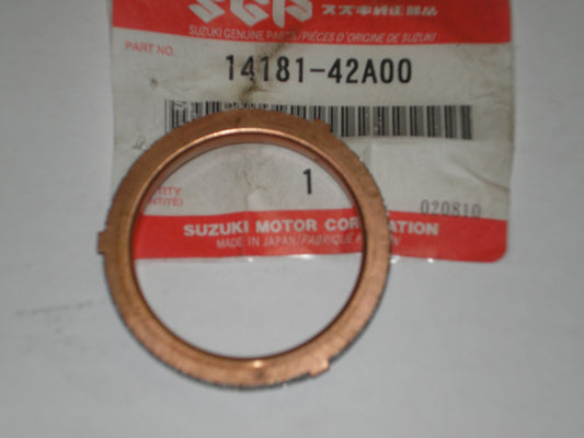 SUZUKI A100 AC100 DR200 GV LT-4 LT-F SP200 Exhaust Pipe Gasket 14181-42A00