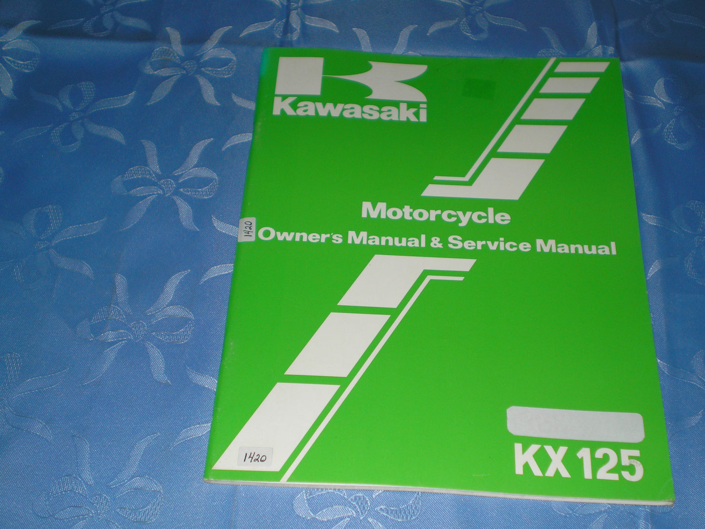 KAWASAKI KX125 B2 1983 Owner's & Service Manual  99920-1212-01  #1420