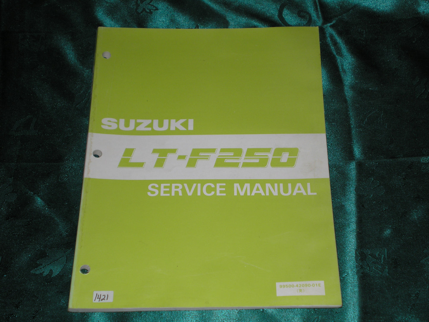 SUZUKI LT-F250  LTF250 1988  Service Manual  99500-42090-01E  #1421