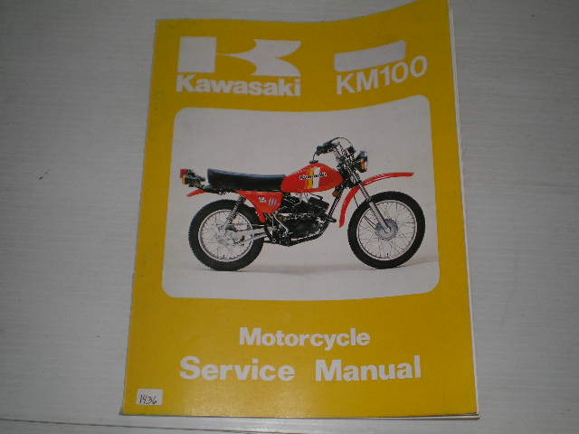 KAWASAKI KM100  1978-1981  Service Manual  99924-1012-03  #1436