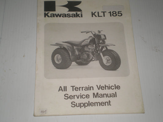 KAWASAKI KLT185 A1  1986  Service Manual Supplement  99924-1074-51  #1437