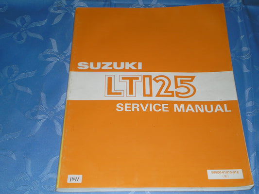 SUZUKI LT125 1983-1987  Service Manual  99500-41013-01E  #1441