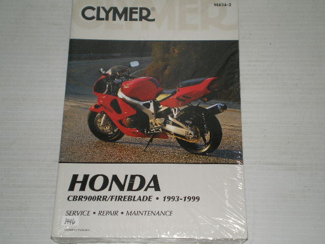 HONDA CBR900 RR  Fireblade 1993-1999   Clymer Service Manual M434-2  #1457