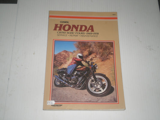 HONDA CB750  SOHC Fours  1969-1978  Clymer Service Manual  M341  #1491
