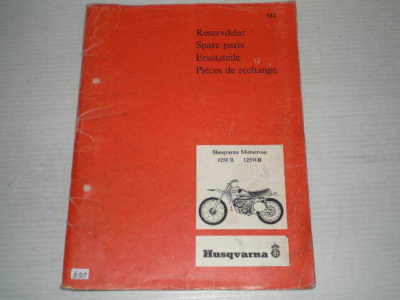 HUSQVARNA 125CR & 125WR Motocross  Parts Catalogue 10 12 009-96  #E91