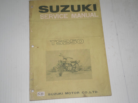 SUZUKI TS250  Savage 1970  Factory Service Manual #1533