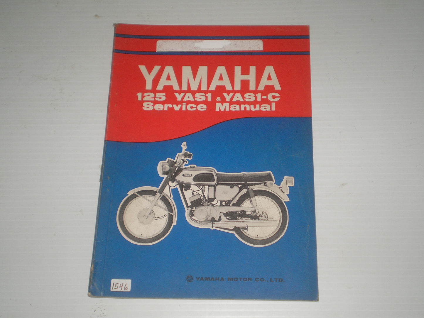 YAMAHA 125 Model  YAS1  YAS1-C  1969   Service Manual  #1546