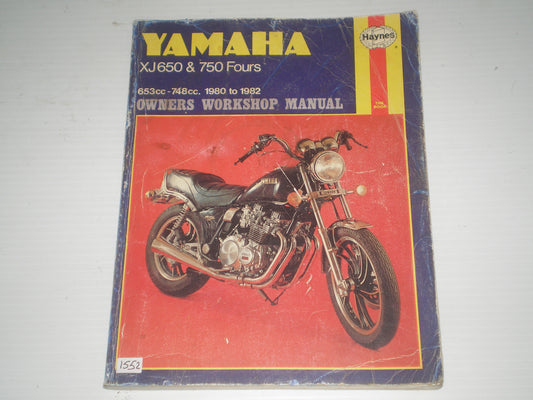 YAMAHA XJ650  XJ750  1980-1982  Haynes Workshop Manual 738   #1552