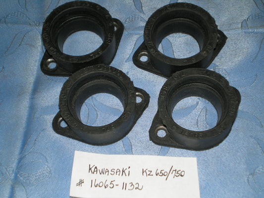 KAWASAKI KZ650 KZ700 KZ750 ZN700 ZX750 Carburetor Holders Set/4 16065-1132