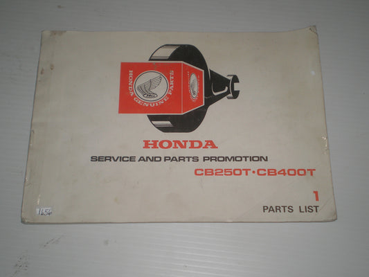 HONDA CB250T -I  (E)  CB400T -II (CM)  Hawk  1978  Parts List 1 / Catalogue  #1656
