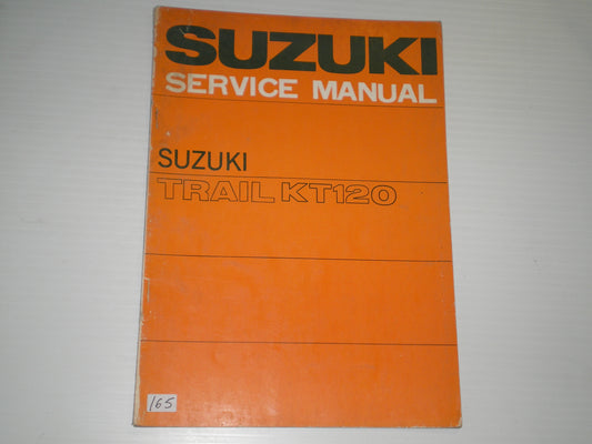 SUZUKI KT120  Trail  1968  Factory Service Manual  #165