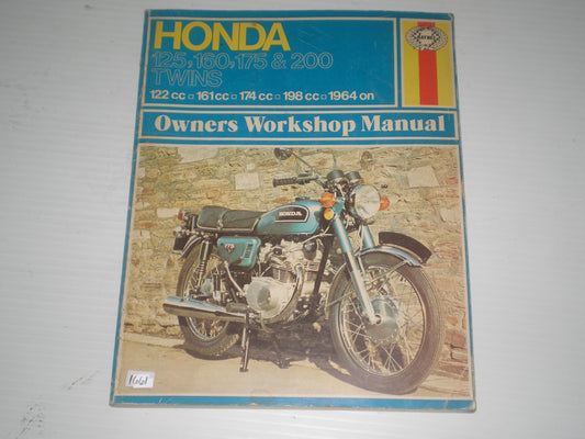 HONDA CB125 CB160 CB175 CB200 CD175 SS125 1964 on Haynes Workshop Manual 067 #1661