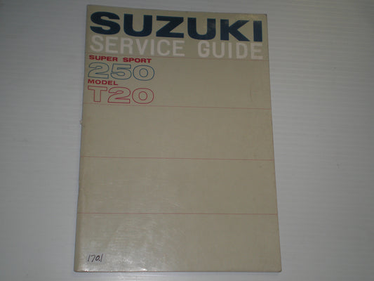 SUZUKI T20 Super Sport 250 1966 Service Manual #170