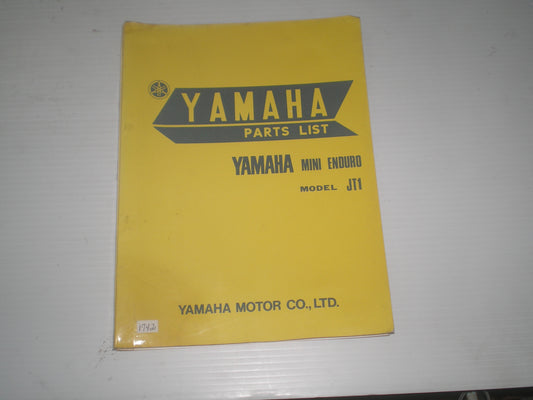 YAMAHA JT1 Mini Enduro 1971 Parts List / Catalogue  #1842