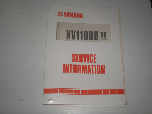 YAMAHA XV1100 U  Virago 1988  Dealer Service Information  3CH-SE1  #1749