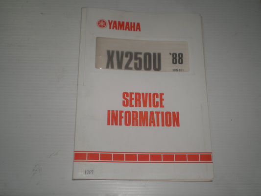YAMAHA XV250 U  Route 66 1988  Dealer Service Information  3DN-SE1  #1757