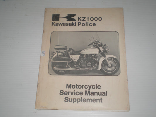 KAWASAKI KZ1000 C2 Police  1979  Service Manual Supplement  99963-0013-01  #1850