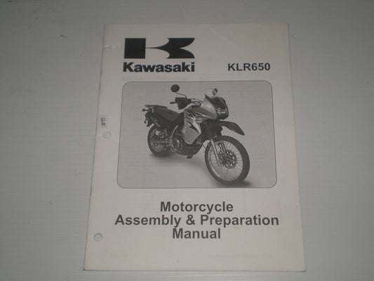 KAWASAKI KLR650 / KL650 E8F  2008  Assembly & Preparation Manual  99931-1478-01  #1871