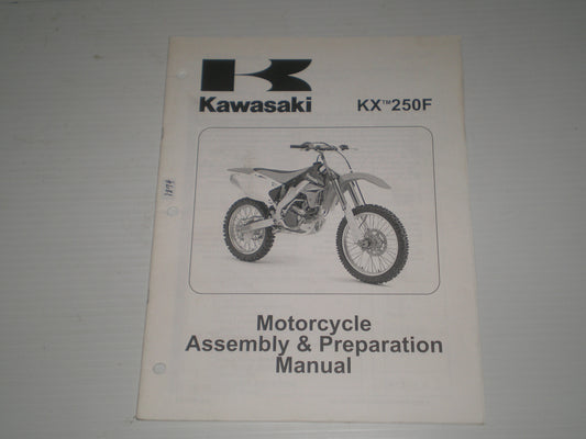 KAWASAKI KX250F / KX250 T6F  2006  Assembly & Preparation Manual  99931-1455-01  #1874