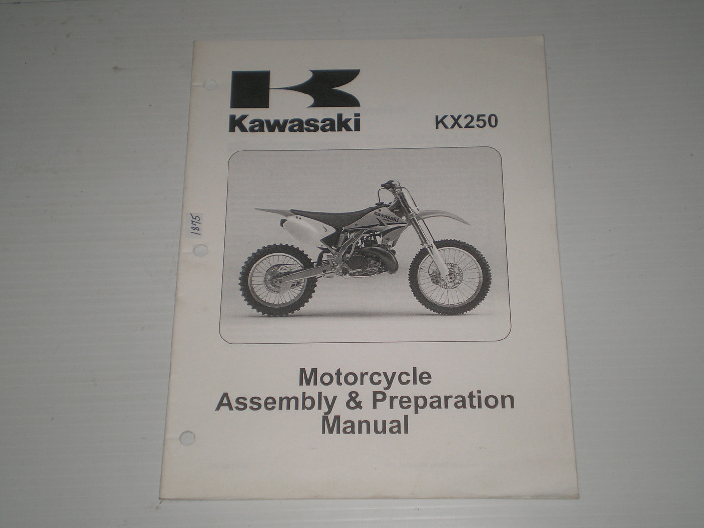 KAWASAKI KX250 / KX250 R1  2005  Assembly & Preparation Manual  99931-1440-01  #1875