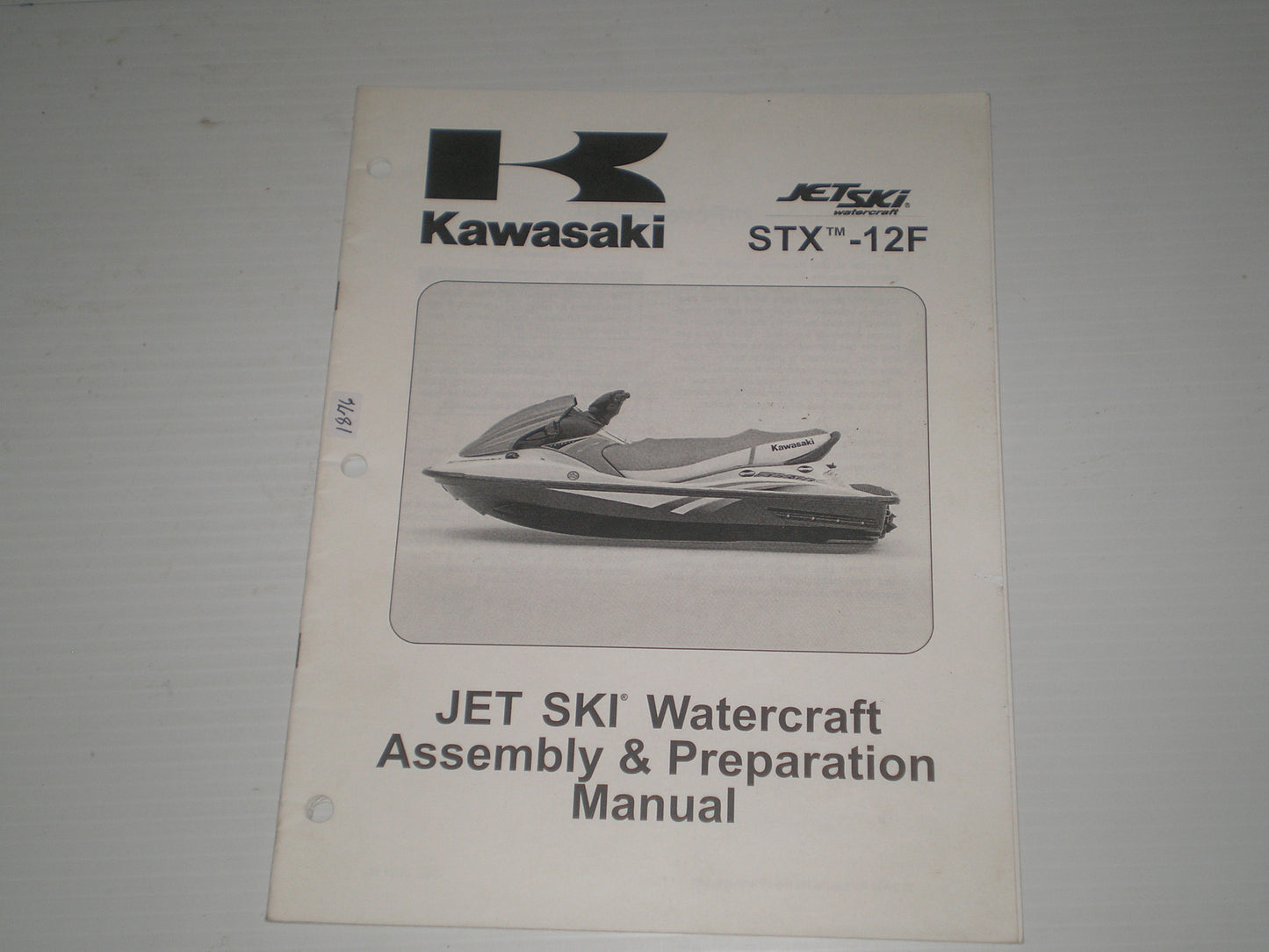 KAWASAKI STX-12F / JT1200 D1 2005  Jet Ski  Assembly & Preparation Manual  99931-1441-01  #1876