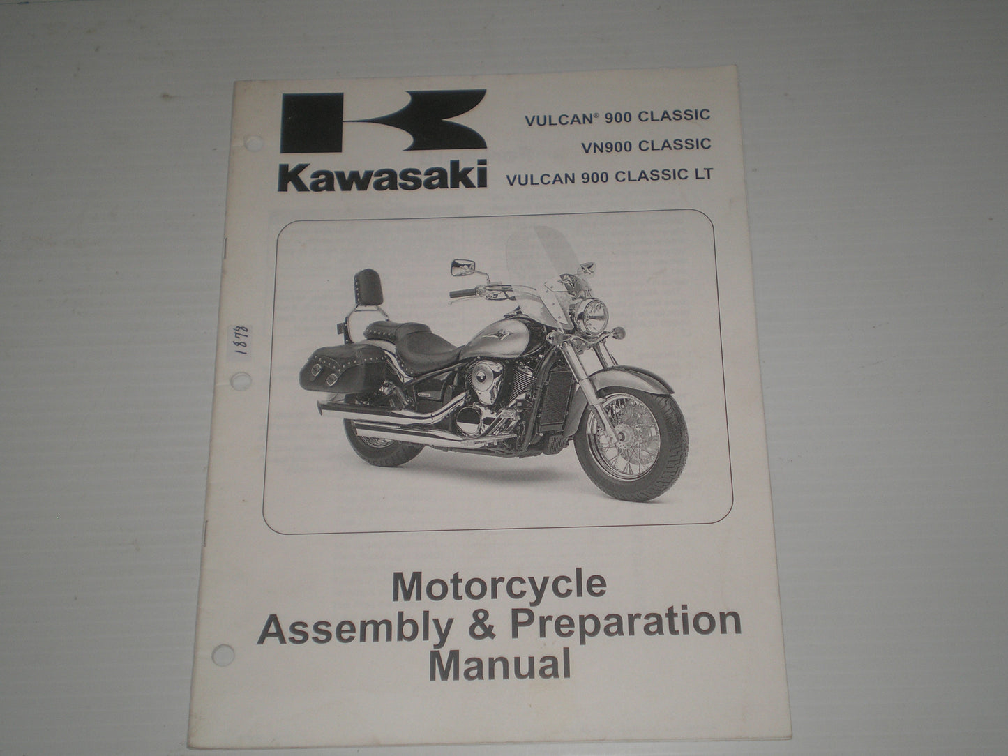 KAWASAKI Vulcan 900 Classic / VN900 Classic / Vulcan 900 Classic LT / VN900 B6F/D6F 2006 Assembly & Preparation Manual  99931-1461-01  #1878