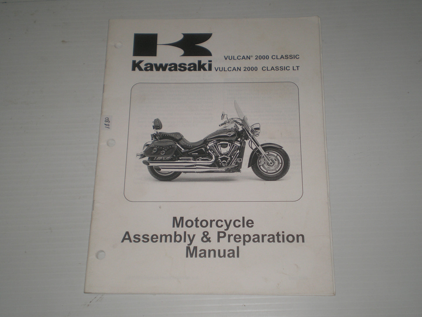 KAWASAKI Vulcan 2000 Classic / Vulcan 2000 Classic LT / VN2000 E6F/F6F 2006 Assembly & Preparation Manual  99931-1464-01  #1880