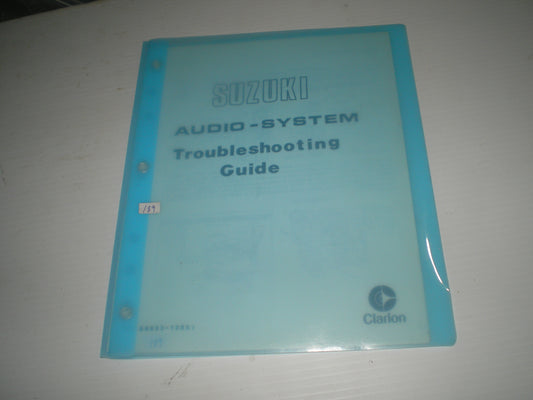 SUZUKI Clarion Audio System Trouble Shooting Guide  99923-12851  #189
