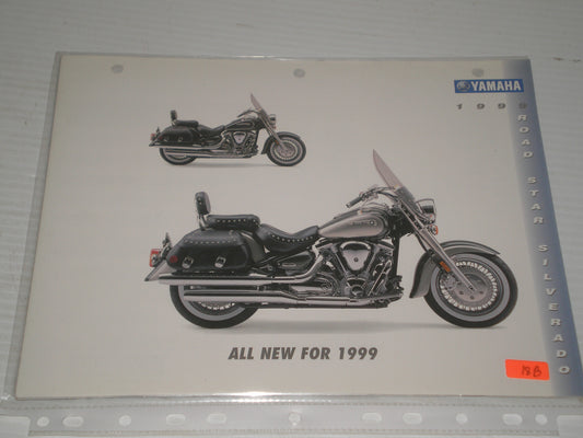 YAMAHA 1999  ROAD STAR SILVERADO  MOTORCYCLE SALES BROCHURE 18B
