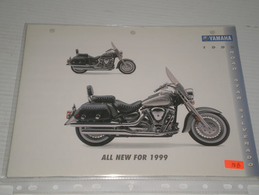 YAMAHA 1999 ROAD STAR SILVERADO MOTORCYCLE SALES BROCHURE 18B