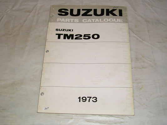 SUZUKI TM250 J K 1973 Factory Parts Catalogue #255.1