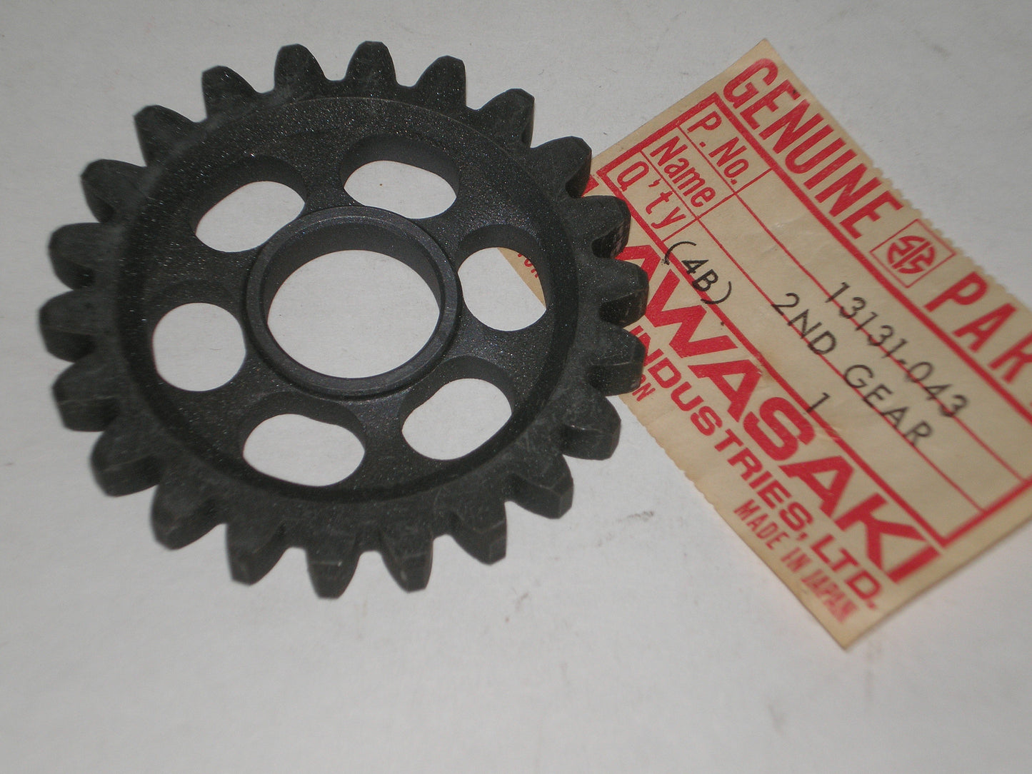 KAWASAKI KD125 KE125 KS125 KX125 1974-1983 2nd Output Gear 13131-043