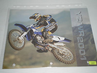 YAMAHA YZ80 YZ125 YZ250 YZ426 WR250 WR426 2001 Sales Brochure #210