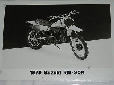 Suzuki Rn79 SUZUKI RM80 1979 Factory Promotional Photograph #73 – Pro-Formance Cycle