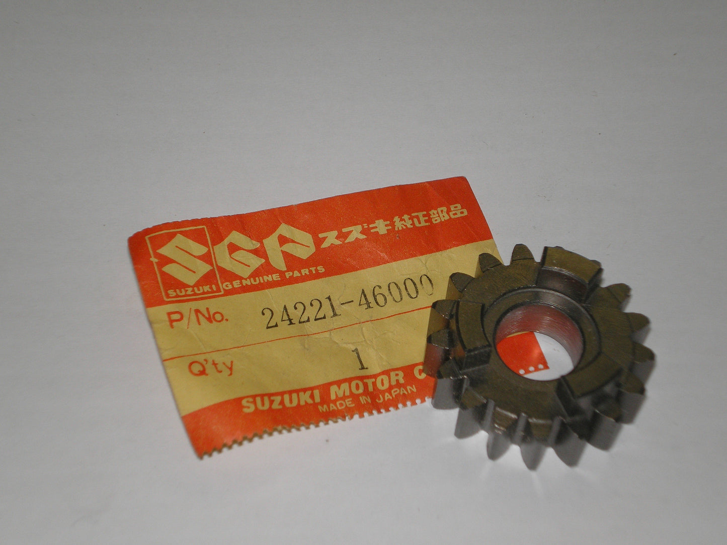 SUZUKI RM80 1977-1979 Transmission Second Drive Gear 24221-46000
