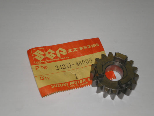 SUZUKI RM80 1977-1979 Transmission Second Drive Gear 24221-46000