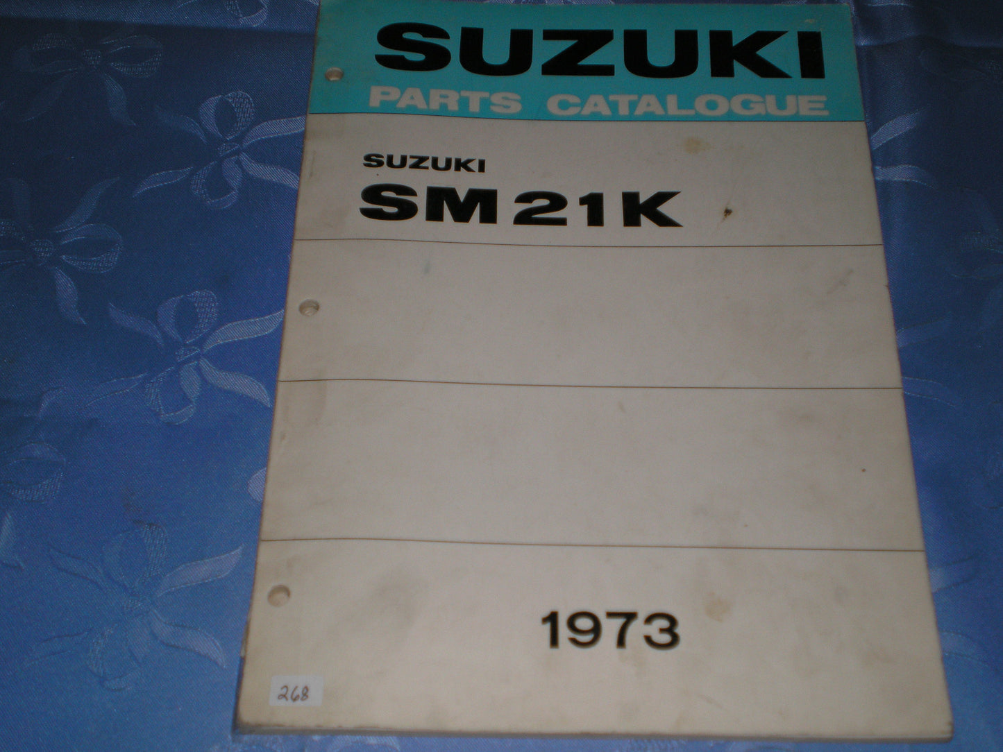 SUZUKI SM21 K  1973  Factory Parts Catalogue  #268