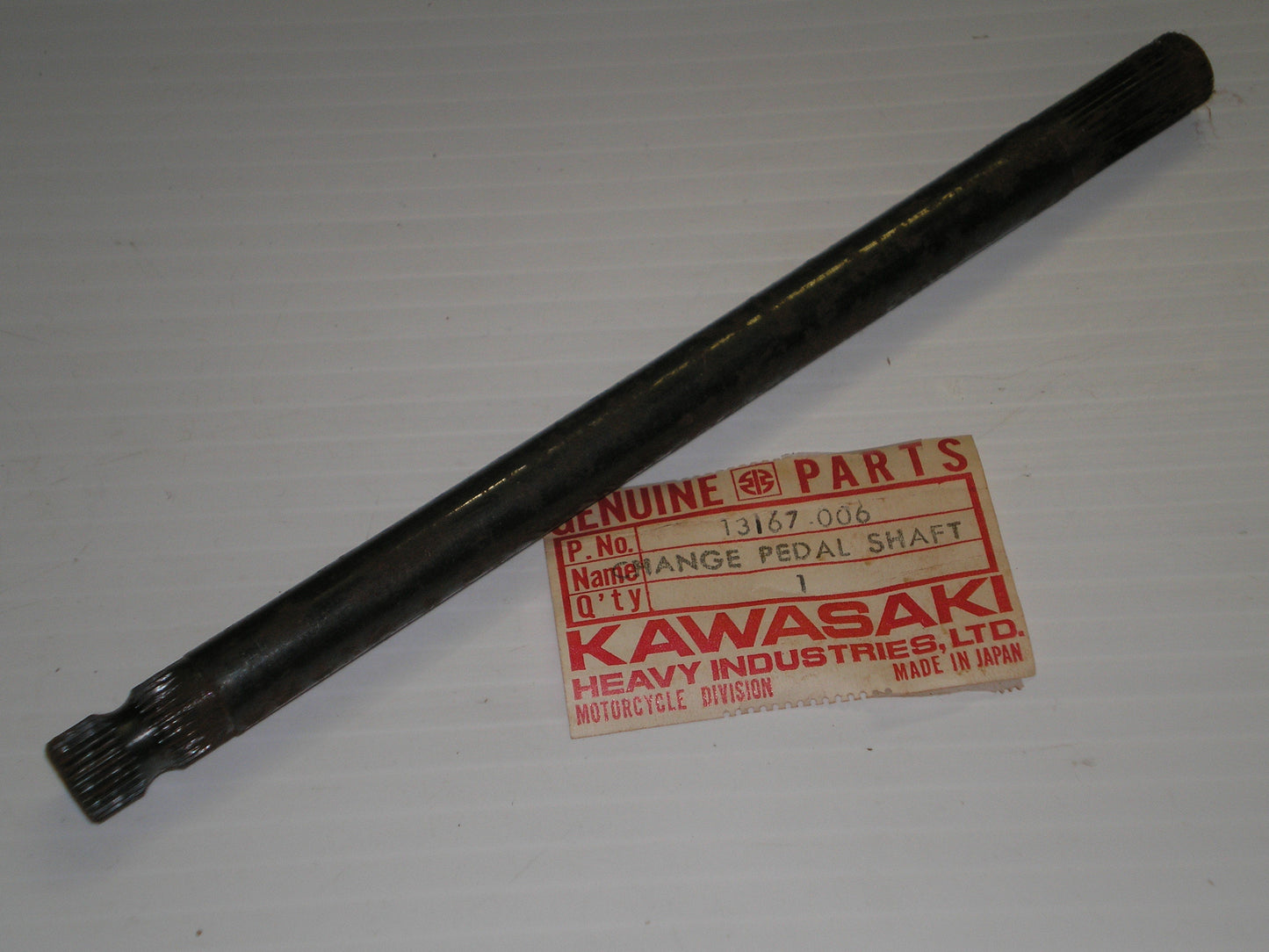 KAWASAKI G3 G3SS G3TR G31 G31M  Gear Change Pedal Shaft 13167-006